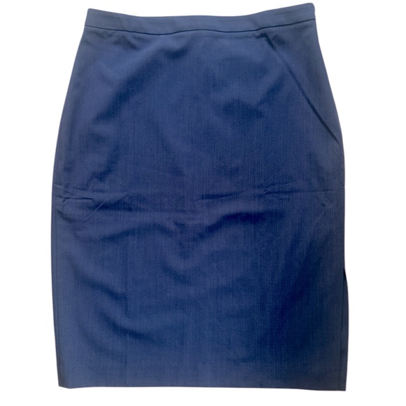 Banana Republic Dresses & Skirts - Banana Republic NEW Washable Italian Wool Navy Blue Skirt 12